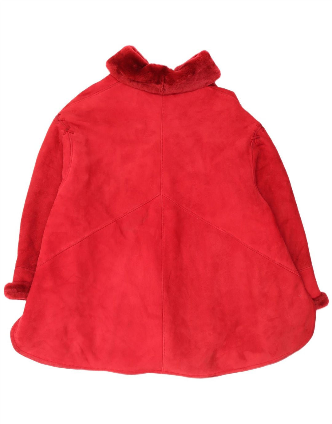 Nazareno Gabrielli Damen Übergroße Jacke IT 44 Mittelrot