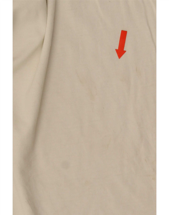 Puma Herren-T-Shirt mit Grafik, Größe S, weiße Baumwolle