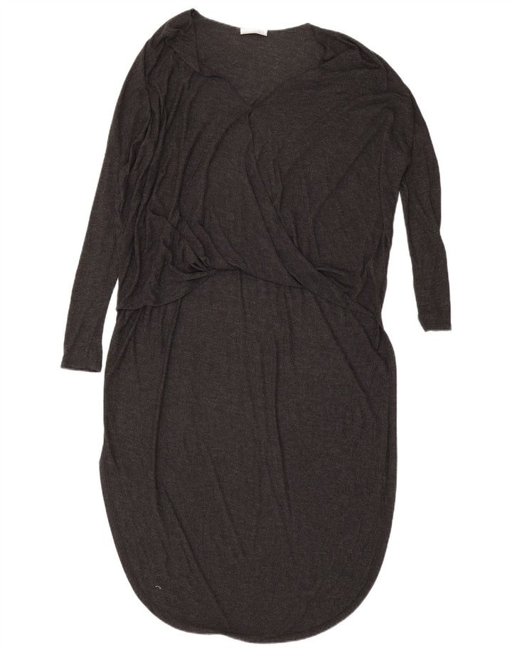 Übergroßes Pulloverkleid von Zara für Damen, Gr. 10, Größe S, graue Viskose