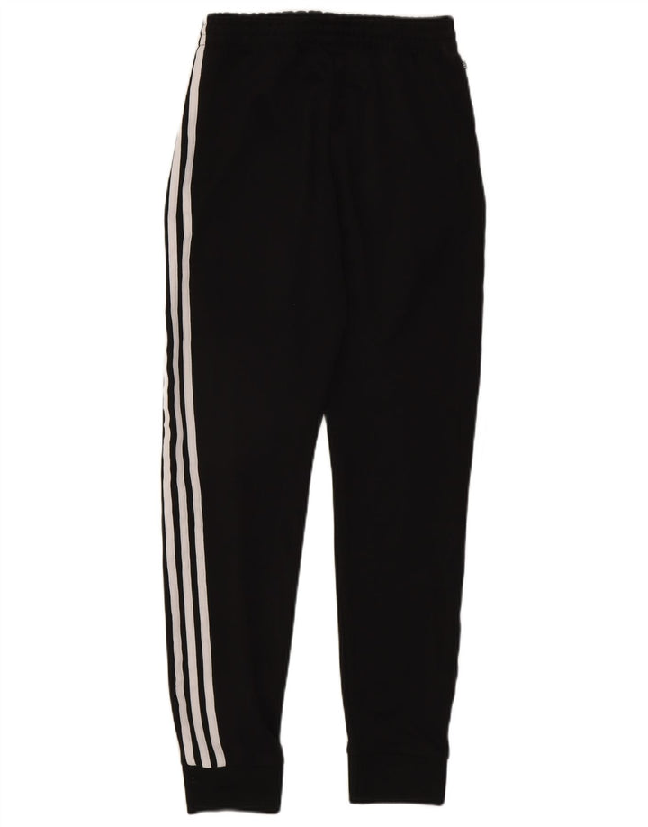 ADIDAS Mens Tracksuit Trousers Joggers Small  Black Polyester