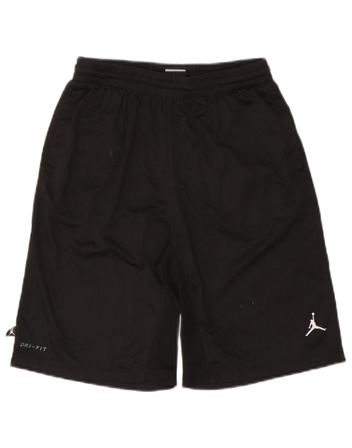 Jordan Boys Dri Fit Sport Shorts 13–14 Jahre XL Schwarz Polyester