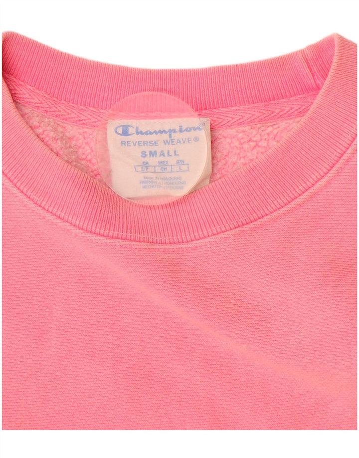 Champion Damen Reverse Weave Oversize-Sweatshirt-Pullover, Gr. 10, klein, Rosa