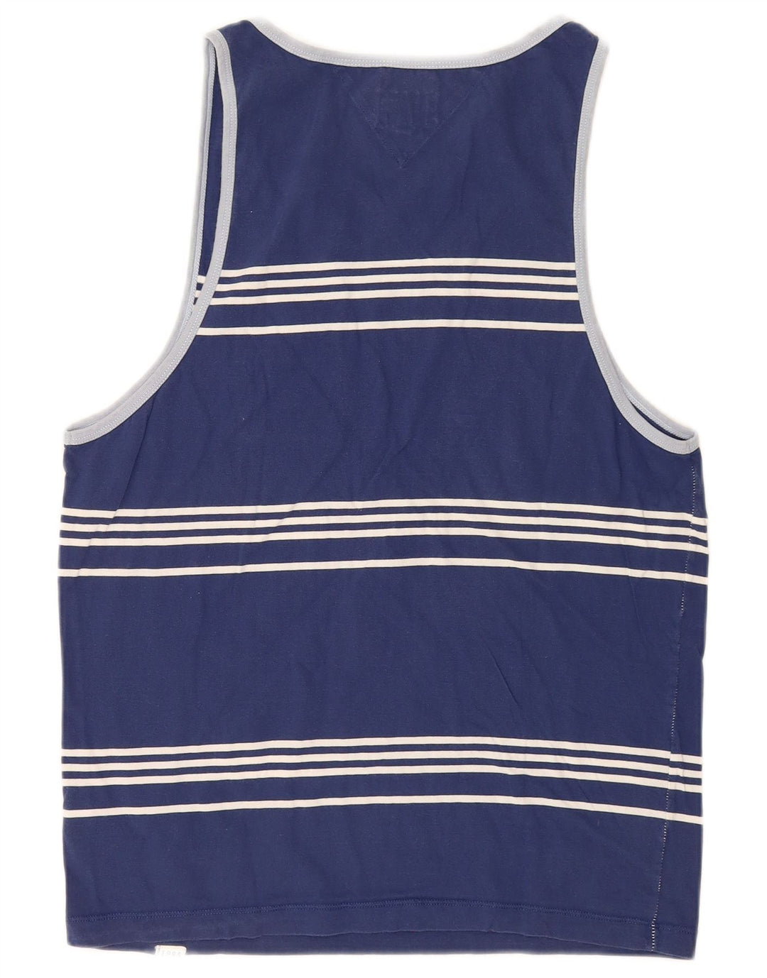 Tommy Hilfiger Herren-Trägershirt aus mittelblauer, gestreifter Baumwolle