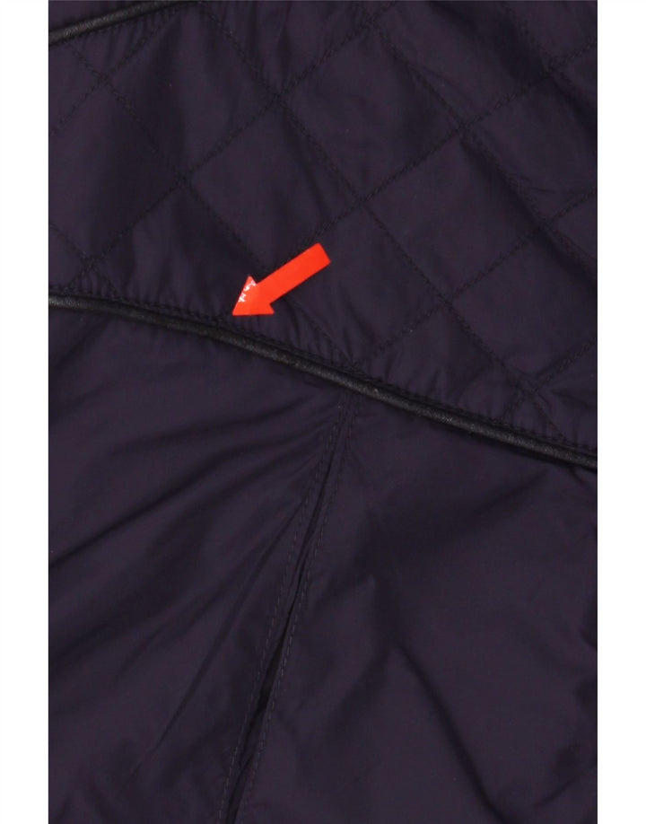 Zara Damen Wattierte Jacke UK 10 Small Lila
