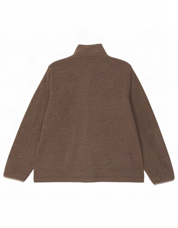 Marks & Spencer Damen Fleecejacke UK 18 XL Braun Polyester
