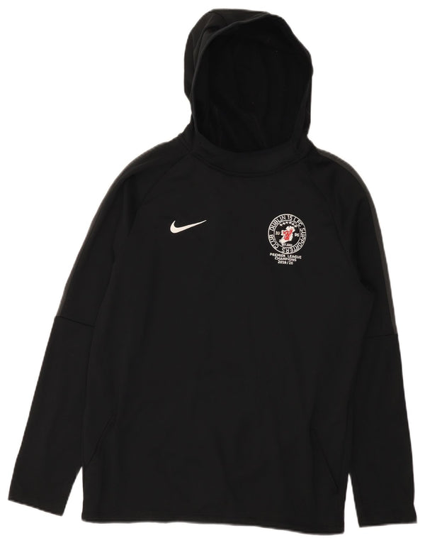 Nike Liverpool Graphic Kapuzenpullover für Jungen, 13–14 Jahre, XL, schwarzes Polyester