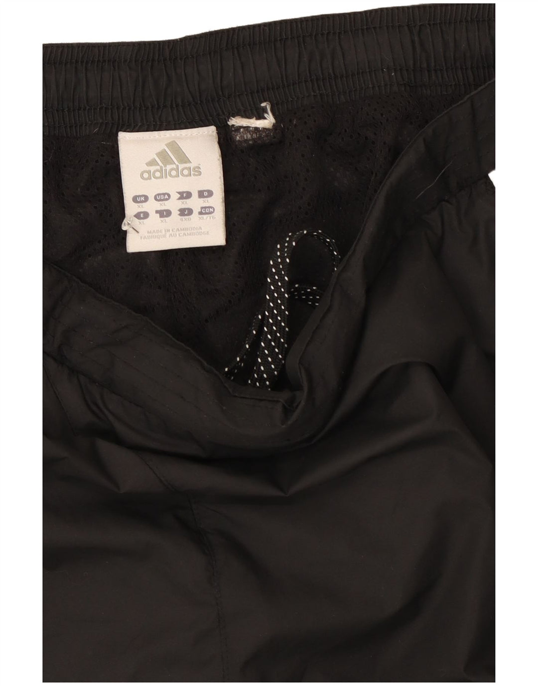 Adidas Herren Wasserdichte Hose XL Schwarz Geometrisch