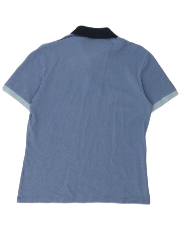 FRED PERRY Herren Poloshirt 2XL Blaue Baumwolle