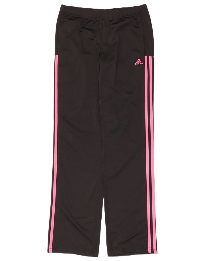 Adidas Mädchen-Trainingshose, 14–15 Jahre, schwarzes Polyester