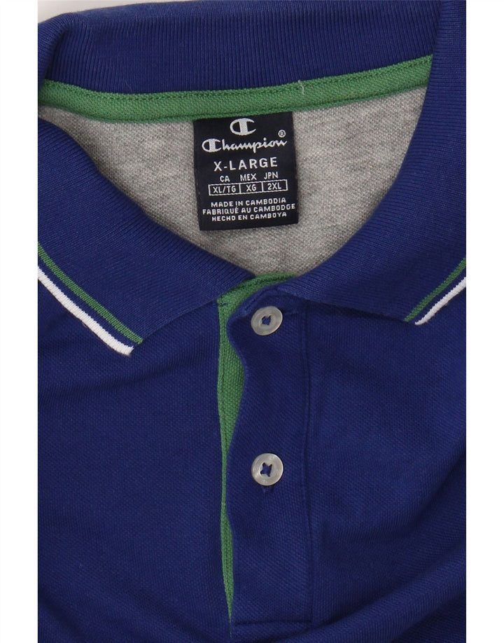 CHAMPION Herren Poloshirt XL Blau