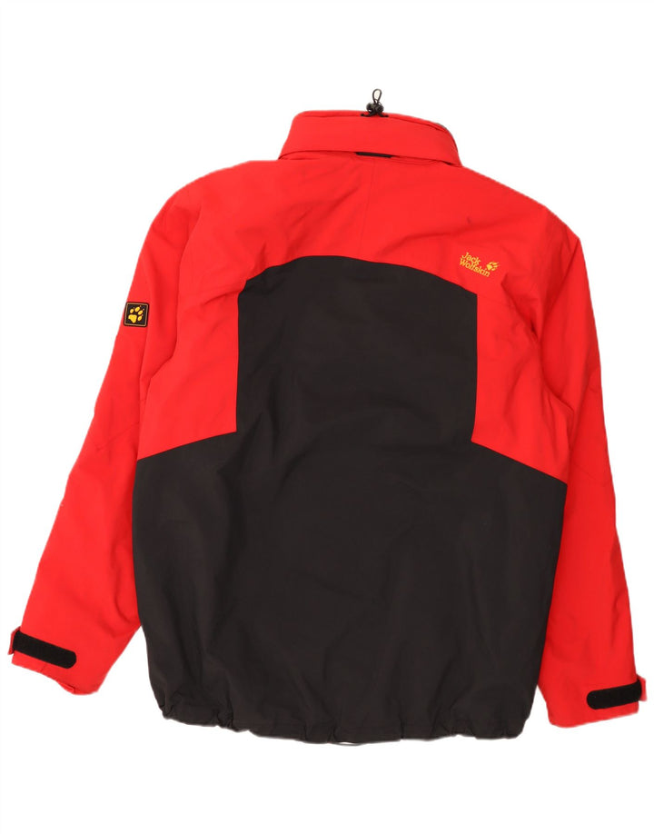 Jack Wolfskin Herren Regenjacke UK 44/46 XL Rot Colourblock Polyamid