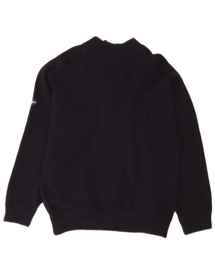 NAVIGARE Herren-Strickjacke, mittelgroß, Marineblau