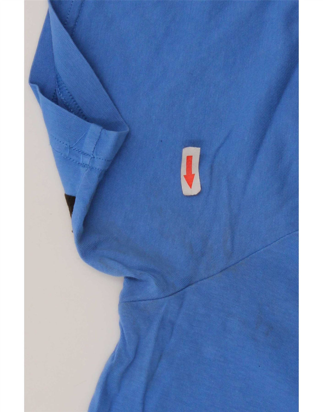 Puma Herren Grafik-T-Shirt-Oberteil aus mittelblauer Colourblock-Baumwolle