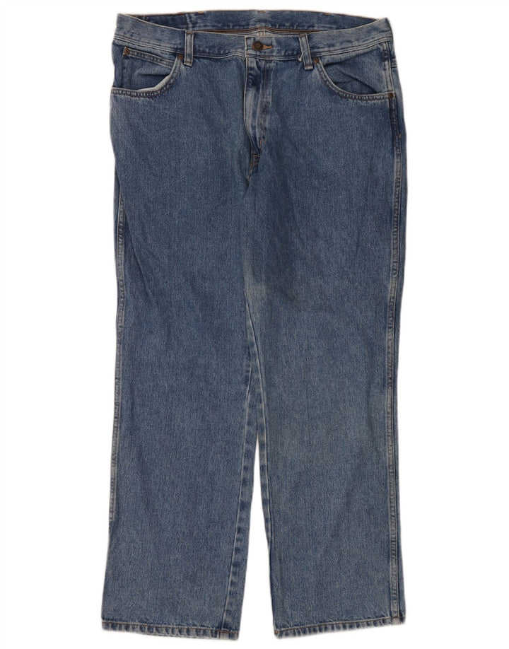 Wrangler Herren-Jeans mit normaler Passform, gerade Passform, W38, L30, Blau, Baumwolle