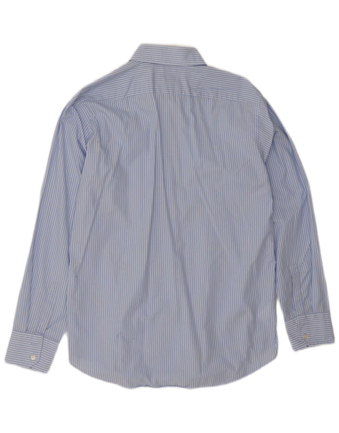 Hugo Boss Herrenhemd Größe 41 16 Große blaue Nadelstreifen