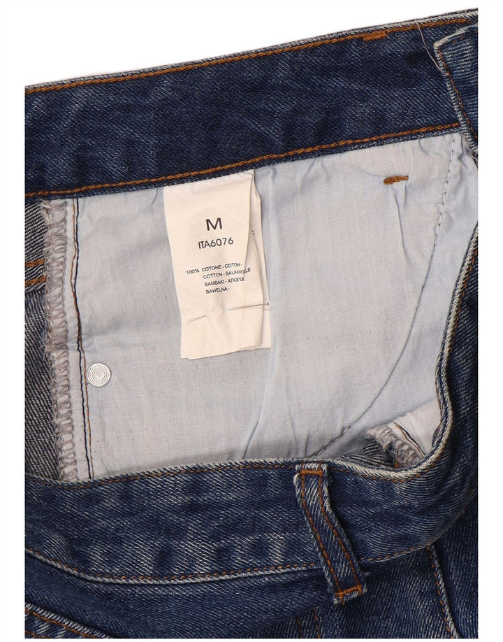 Vintage Damen Mini Jeansrock Medium W28 Blaue Baumwolle