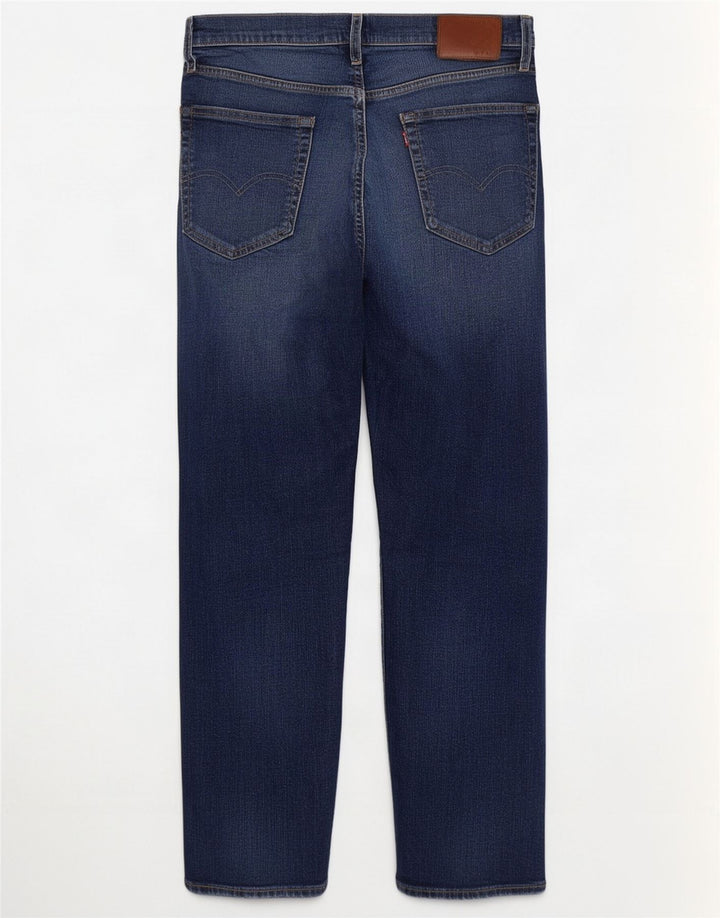 Levi's Herren Straight Jeans W31 L30 Marineblaue Baumwolle