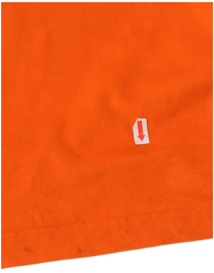 ADIDAS Grafik-T-Shirt für Jungen, 13–14 Jahre, orange Baumwolle