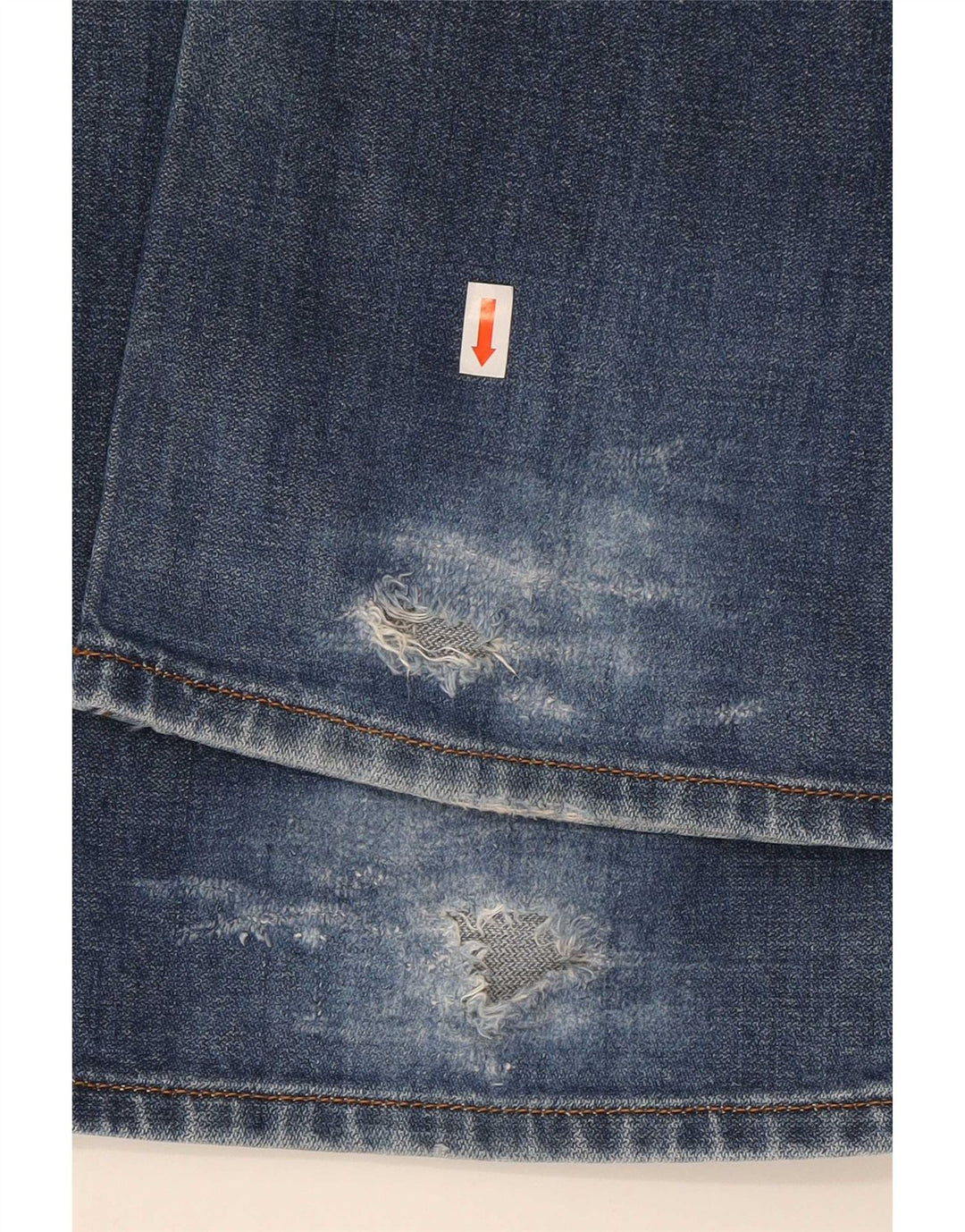 Diesel Damen Bootcut Jeans W27 L33 Blaue Baumwolle