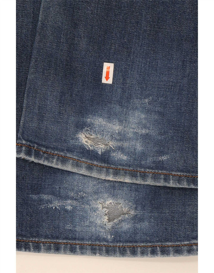 Diesel Damen Bootcut Jeans W27 L33 Blaue Baumwolle