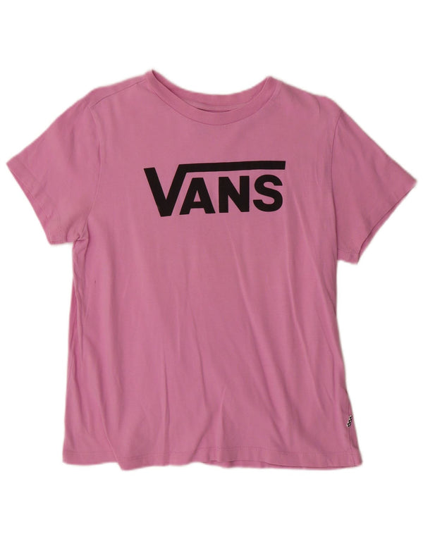 VANS Mädchen T-Shirt mit Grafik, 12–13 Jahre, Größe L, Rosa