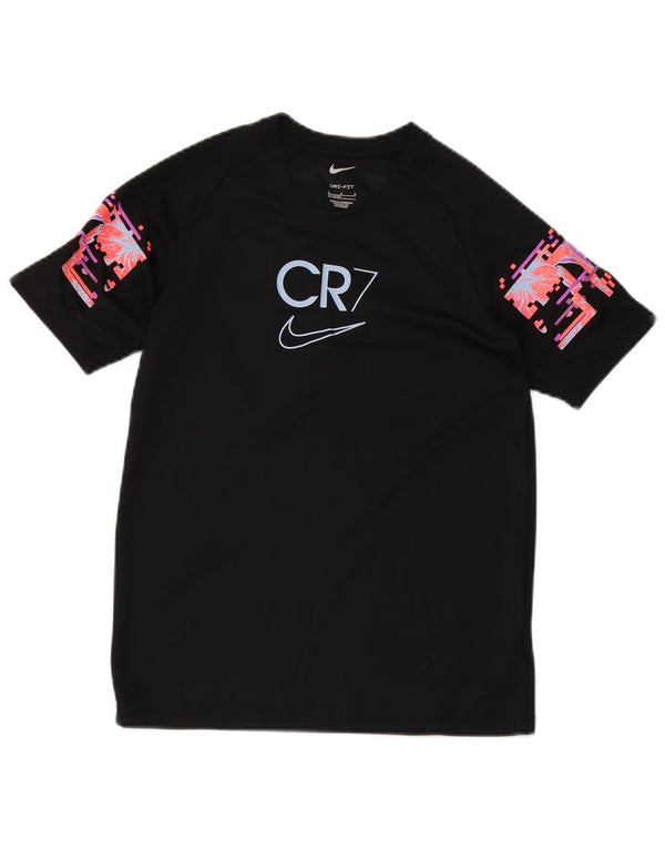 Nike Cristiano Ronaldo Grafik-T-Shirt für Jungen, 12–13 Jahre, Größe L, Schwarz