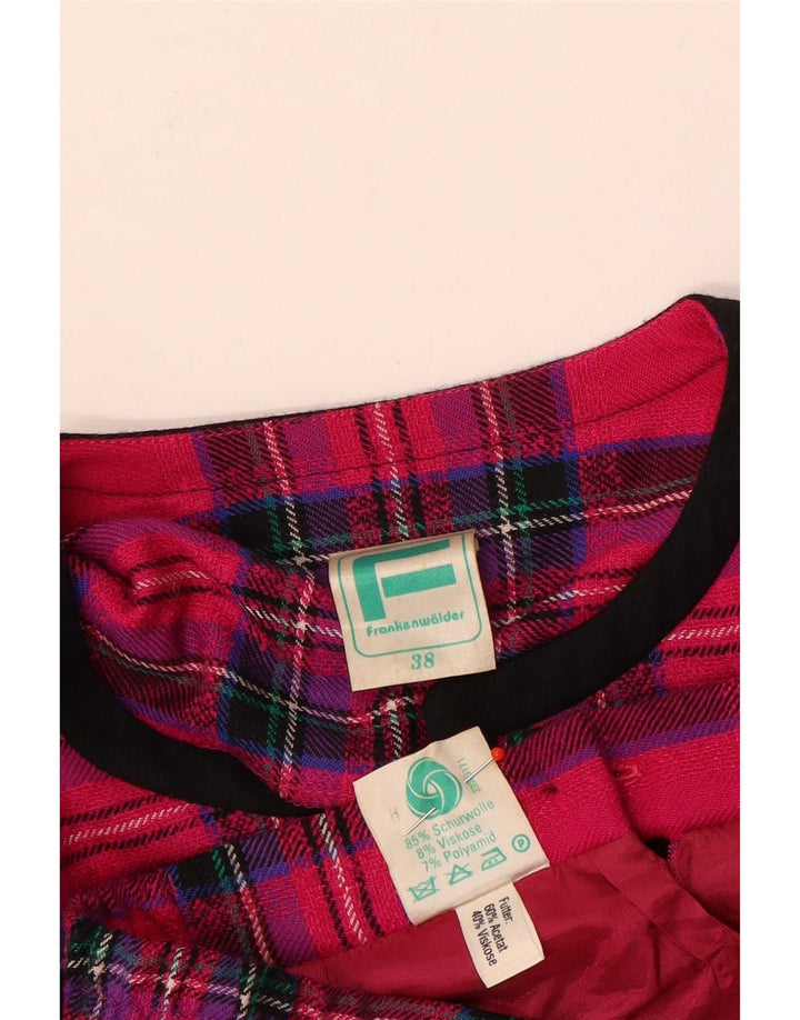 Frankenwalder Damen 2-teiliges Rockset EU 38 Medium W26 Rosa kariert
