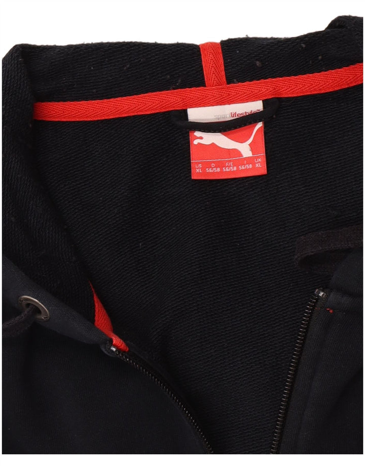 Puma Herren Zip Hoodie Pullover XL Marineblau