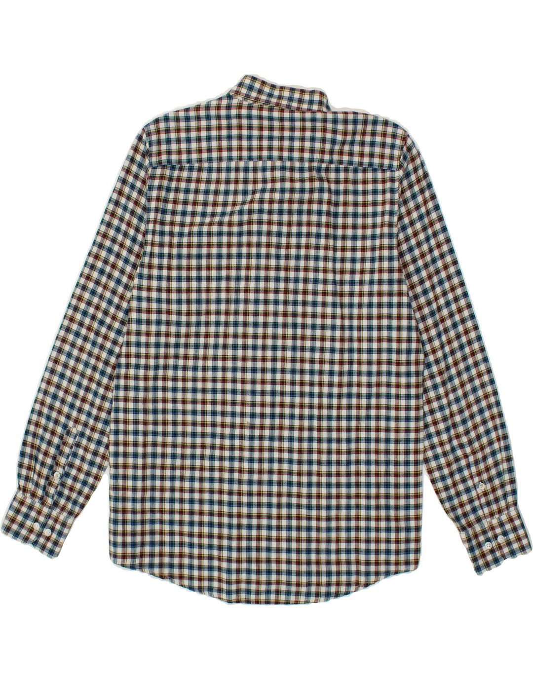 LERROS Mens Flannel Shirt Large Multicoloured Check Cotton Vintage Lerros and Second-Hand Lerros from Messina Hembry 