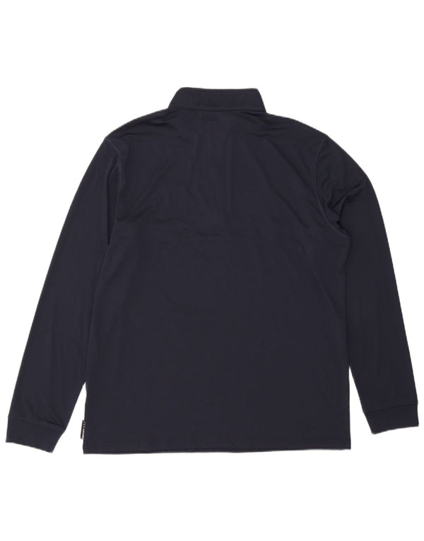 Dkny Herren-Trainingsanzug mit Reißverschluss am Hals, XL, Marineblau, Farbblock