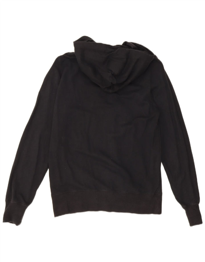Nike Herren-Kapuzenpullover mit grafischem Reißverschluss, mittelschwarz, Baumwolle