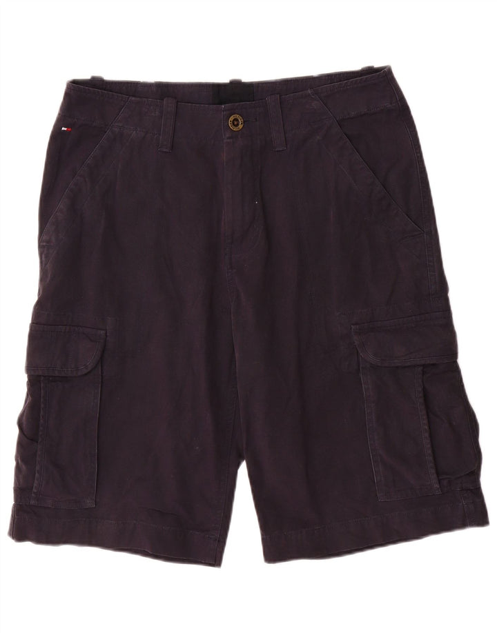 TOMMY HILFIGER Herren Cargo Shorts W32 Medium Marineblau Baumwolle