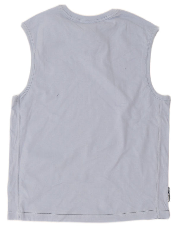 Reebok Herren-Trägershirt aus mittelblauer Baumwolle
