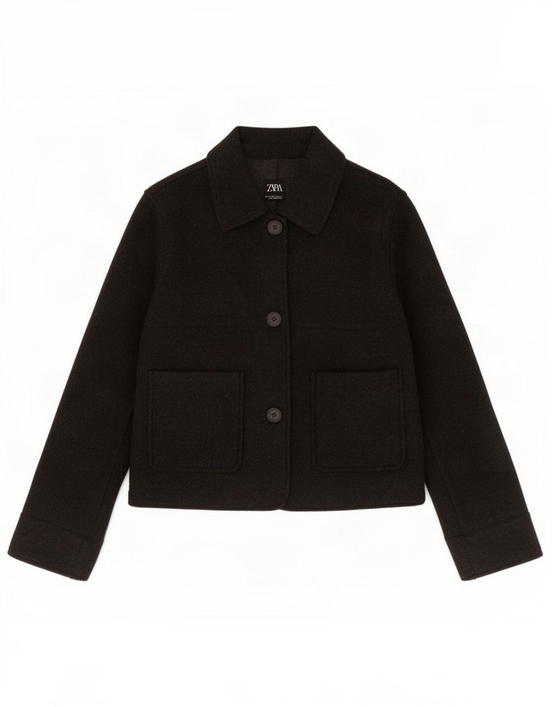 Zara Damen 3-Knopf-Blazerjacke UK 6 XS Graues Polyester