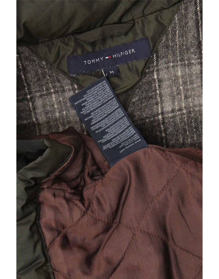 Tommy Hilfiger Herren-Militär-Utility-Jacke mit Kapuze, UK 38, mittleres Khaki