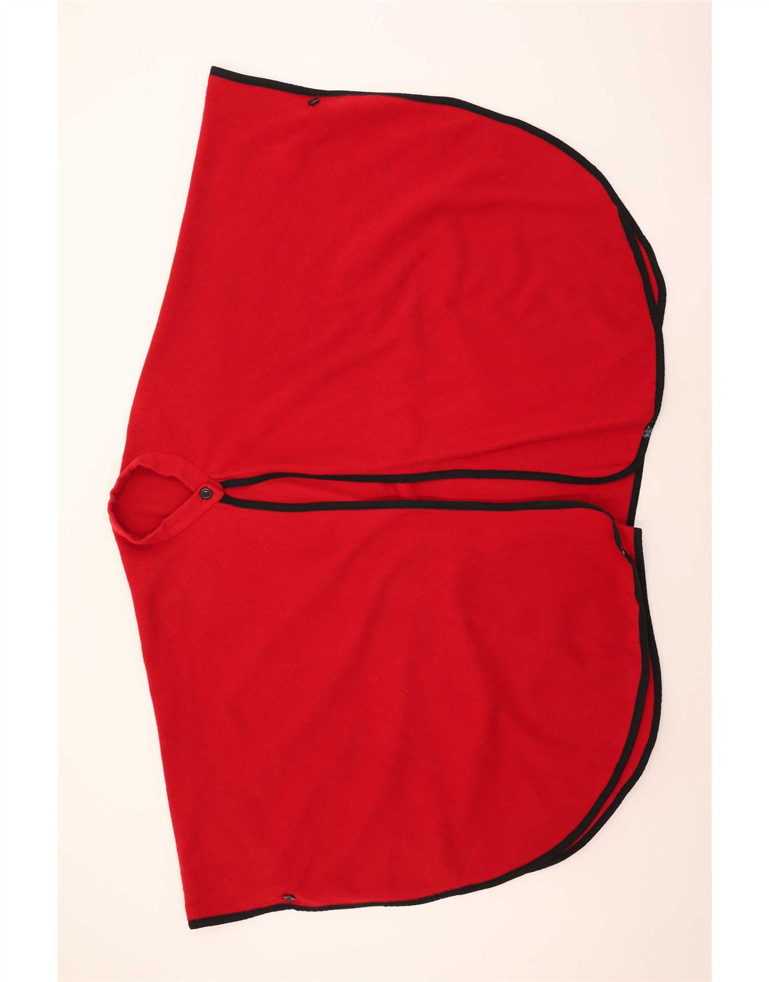 Vintage Damen Poncho Mantel Einheitsgröße Rot