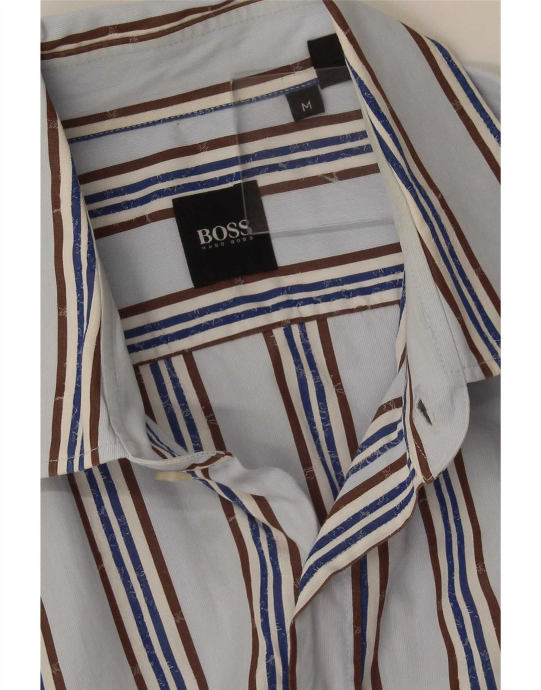 Hugo Boss Herrenhemd Mittelblau gestreift