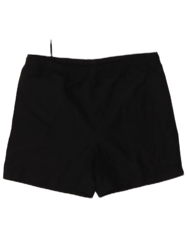 FILA Herren Badeshorts Small Schwarz Polyester