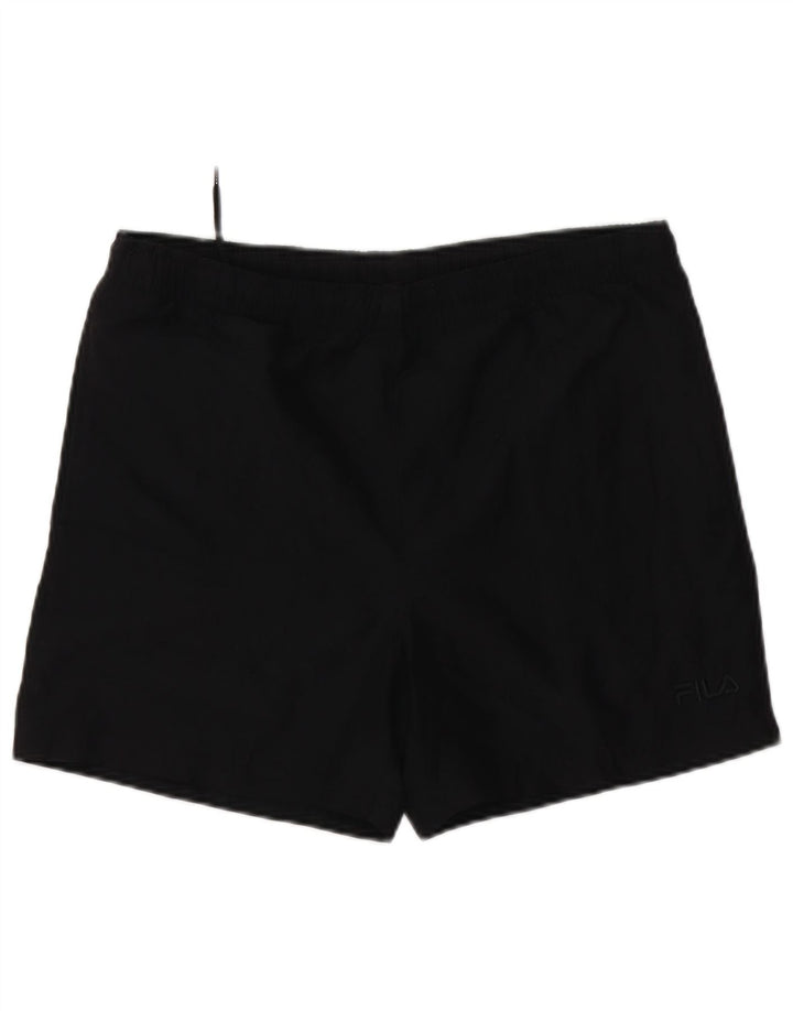 FILA Herren Badeshorts Small Schwarz Polyester