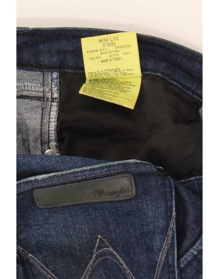 Wrangler Damen Stokes Slim Jeans W30 L32 Marineblau Baumwolle