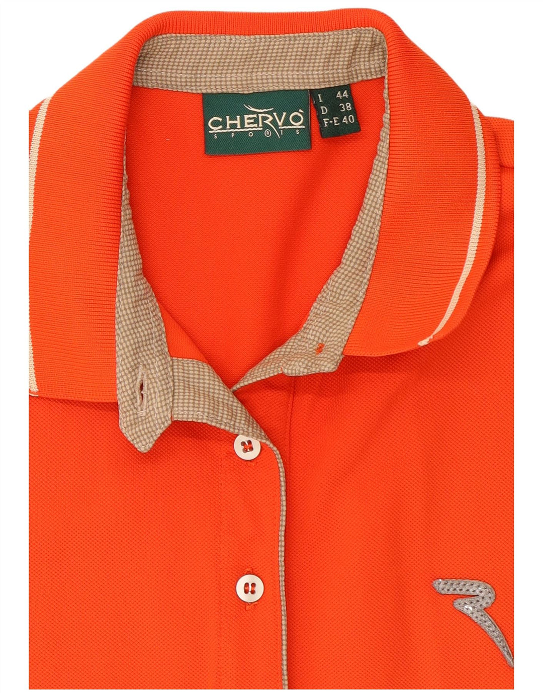Chervo Damen Polokleid IT 44 Mittelorange