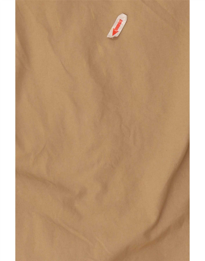 Nautica Herren-Kurzarmhemd, groß, beige Baumwolle