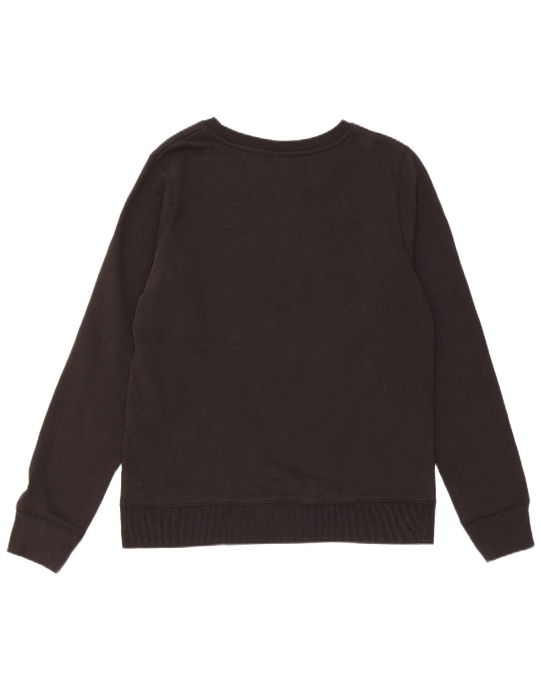 Champion Damen Grafik-Sweatshirt-Pullover UK 12 Mittelschwarze Baumwolle