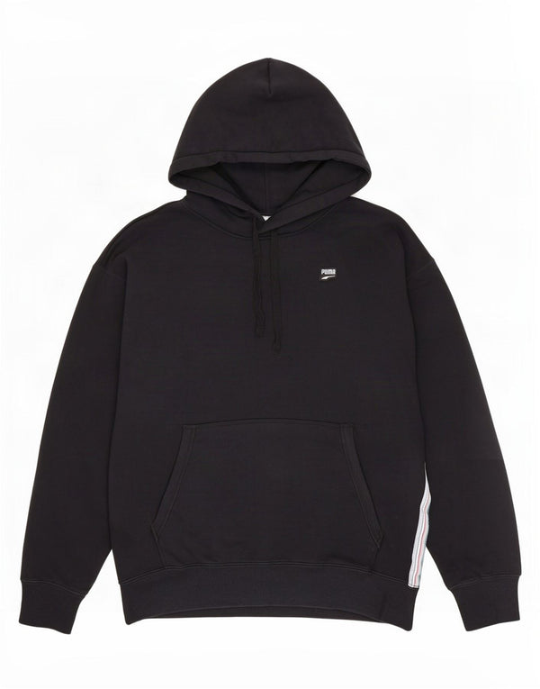Puma Herren Kapuzenpullover, Größe S, Schwarz, Colourblock-Baumwolle