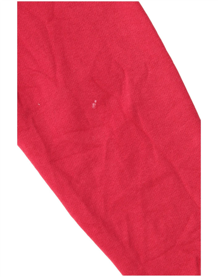 Crew Clothing Herren-Kapuzenpullover aus mittelrosa Baumwolle