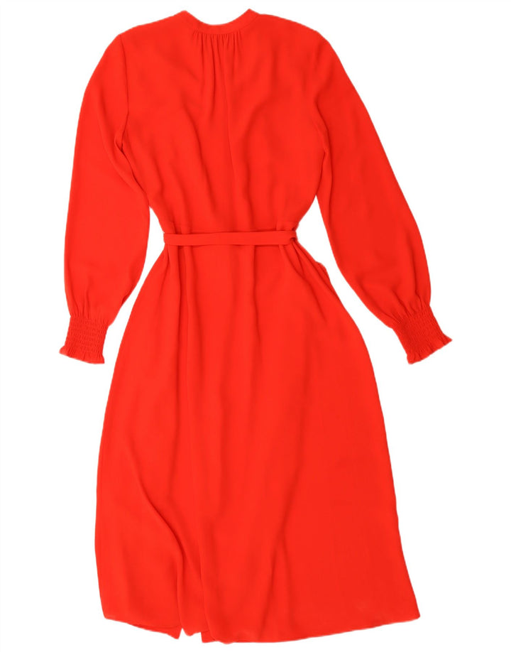 Hobbs Damen-Maxi-Hemdkleid, Größe S, Rot, Polyester