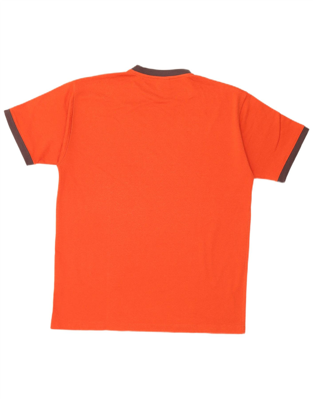 Reebok Herren T-Shirt Top Large Orange Baumwolle