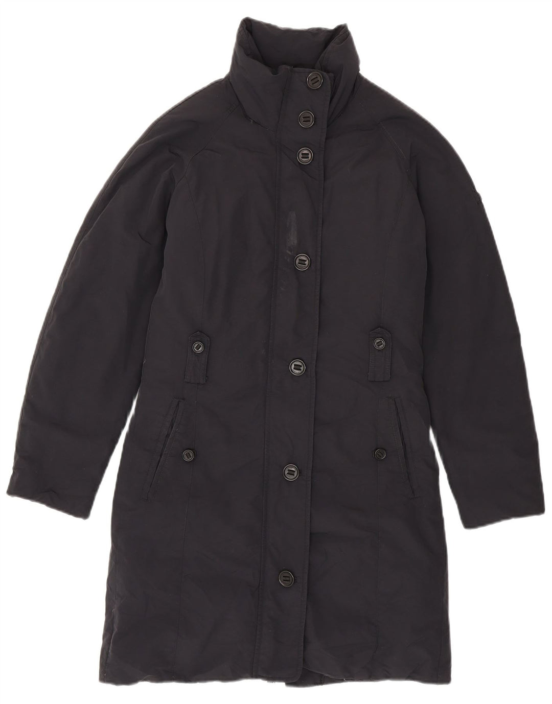 Canadiens Damen Wattierter Mantel IT 40 Small Schwarz