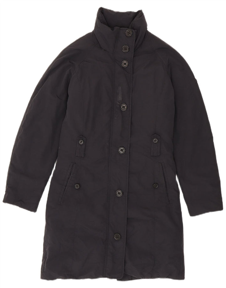Canadiens Damen Wattierter Mantel IT 40 Small Schwarz