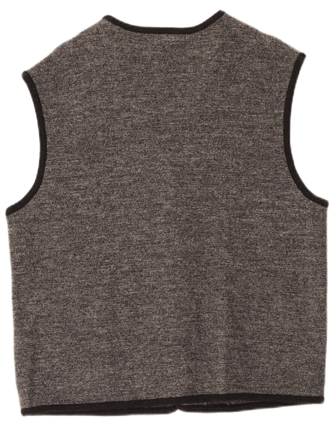 Geiger Herren ärmelloser Cardigan-Pullover IT 52 Large Grau